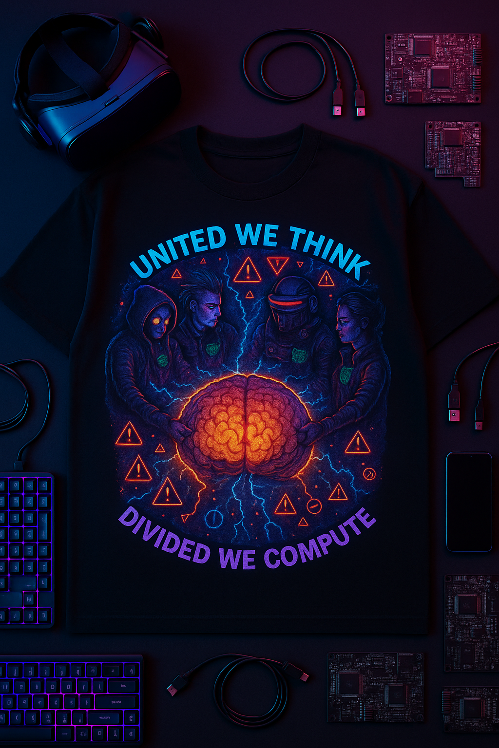 United We Think Oversized T-Shirt