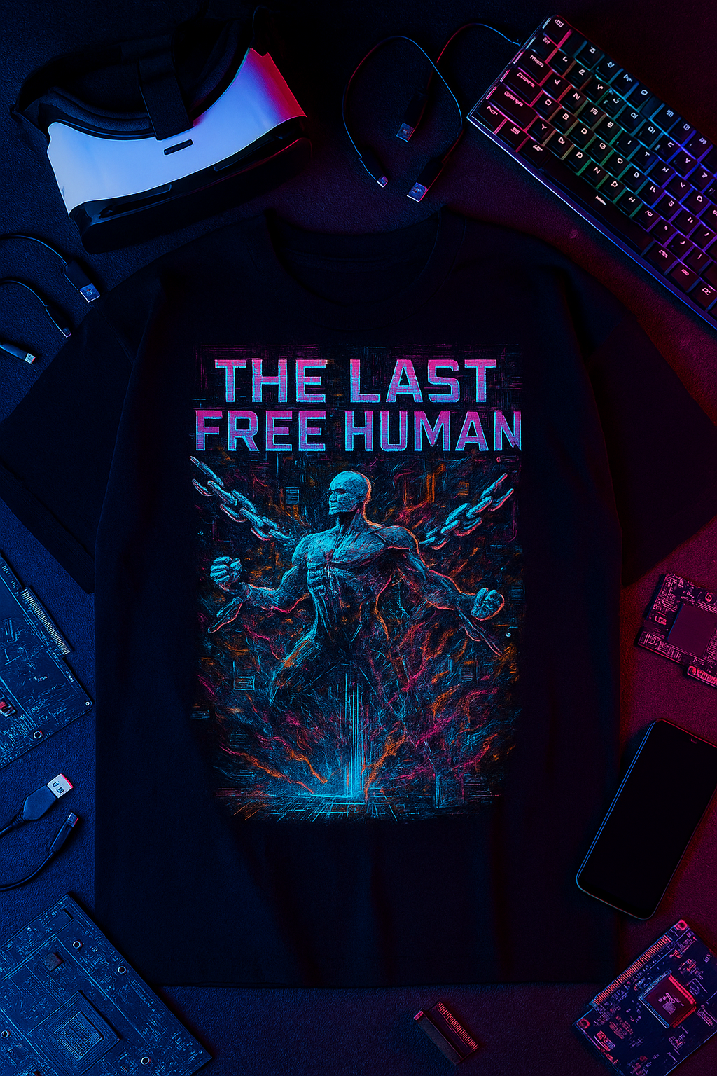 Last Free Human Oversized T-Shirt